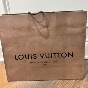 Authentic Louis Vuitton Shopping Bag